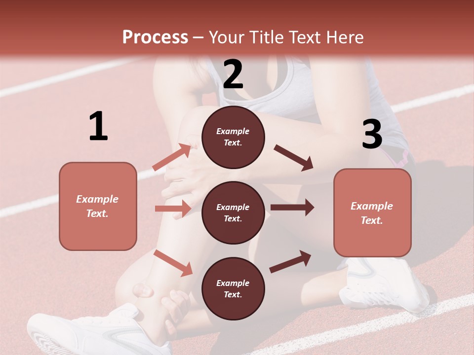 Caucasian Painful Athlete PowerPoint Template