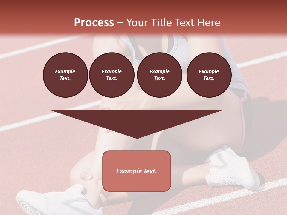 Caucasian Painful Athlete PowerPoint Template