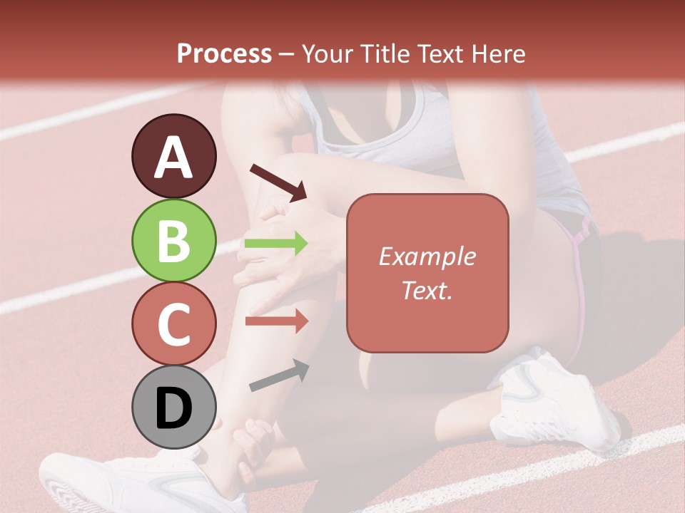 Caucasian Painful Athlete PowerPoint Template