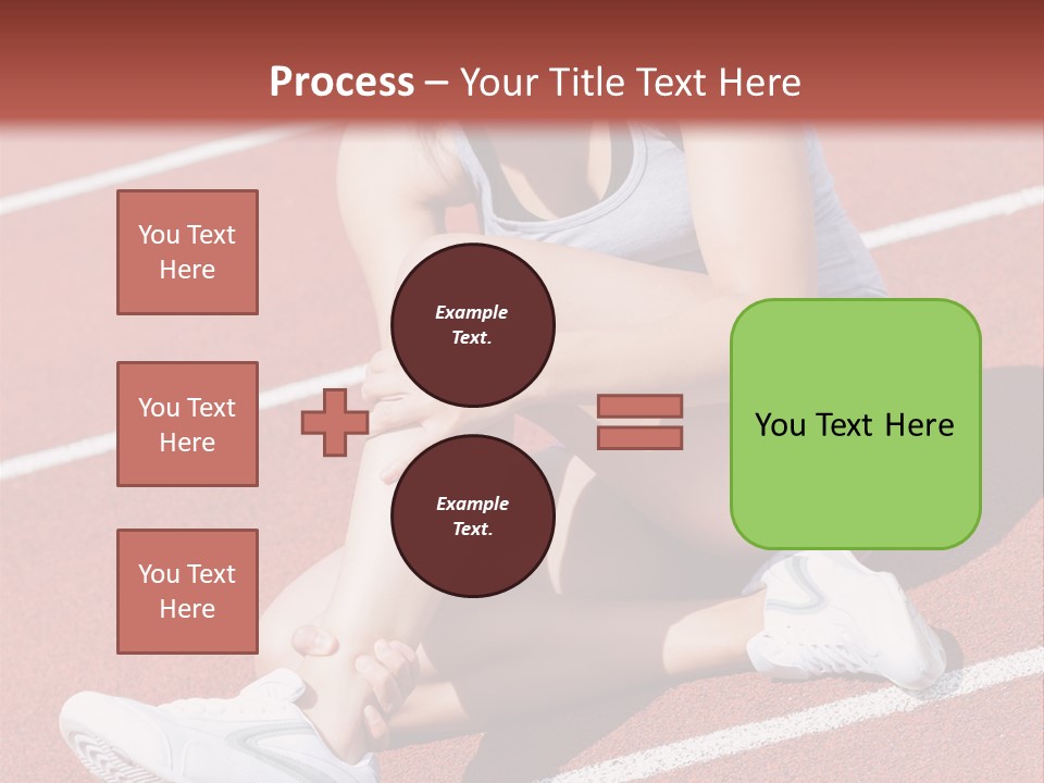 Caucasian Painful Athlete PowerPoint Template