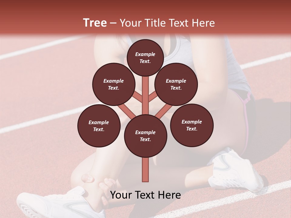 Caucasian Painful Athlete PowerPoint Template