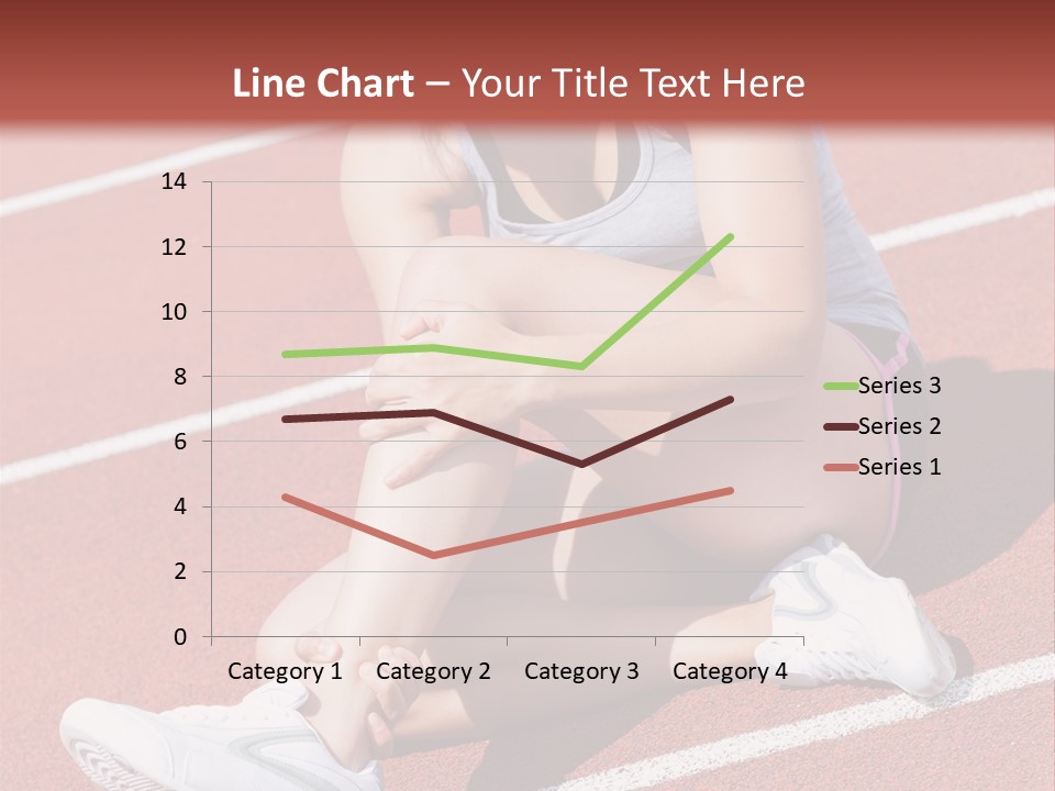 Caucasian Painful Athlete PowerPoint Template