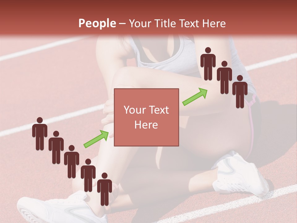 Caucasian Painful Athlete PowerPoint Template