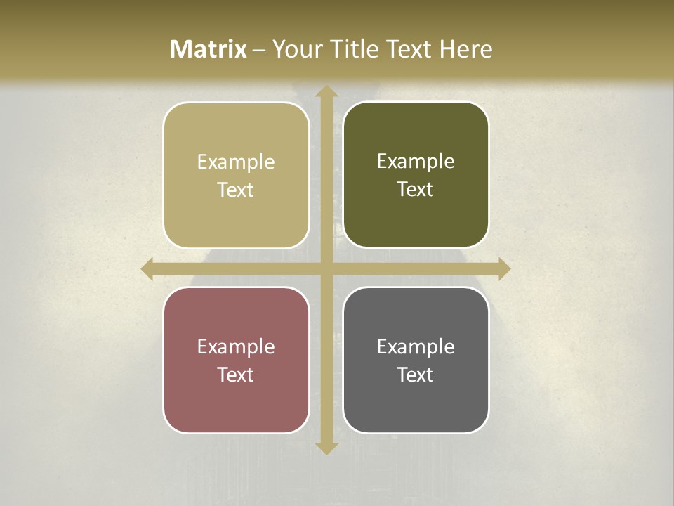 Old Fashioned Street Grunge PowerPoint Template