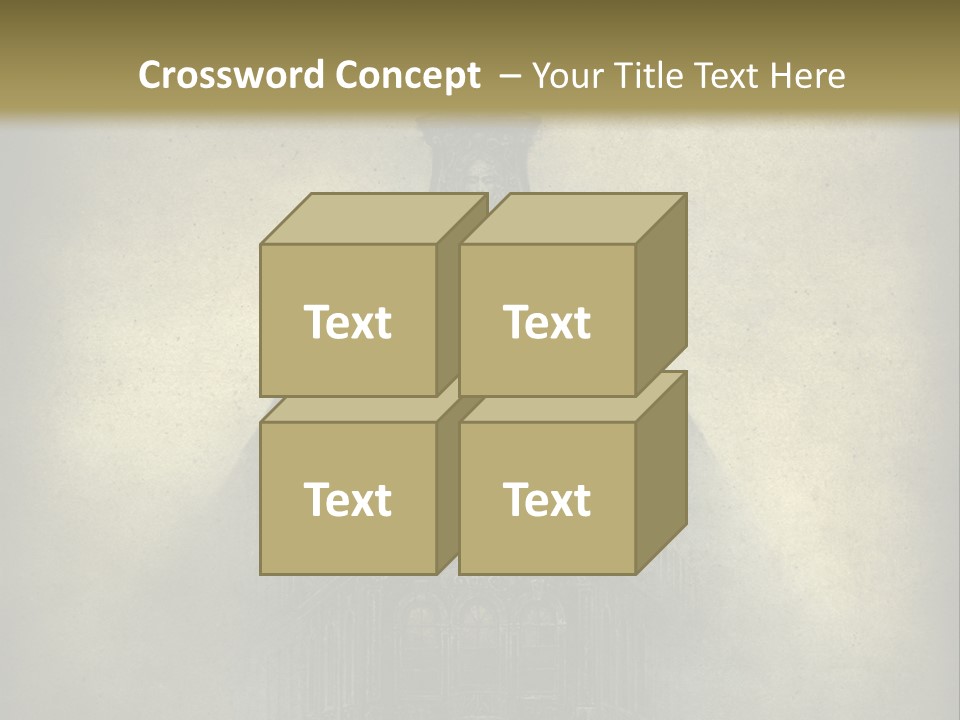 Old Fashioned Street Grunge PowerPoint Template
