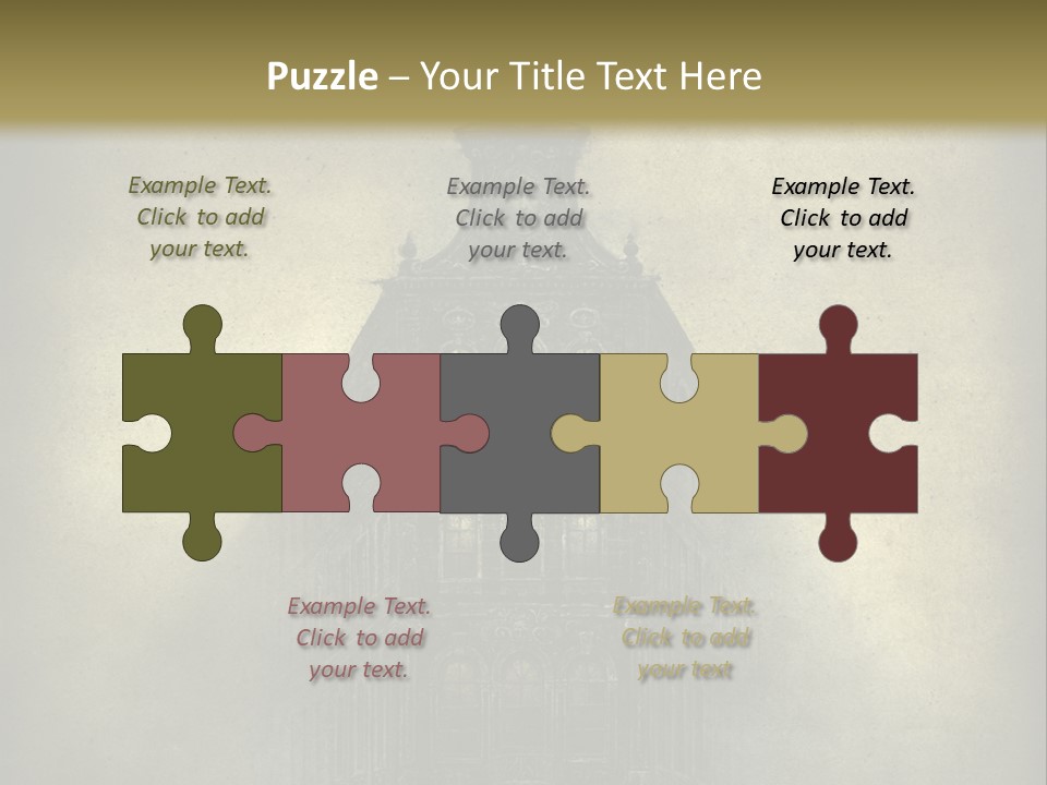 Old Fashioned Street Grunge PowerPoint Template