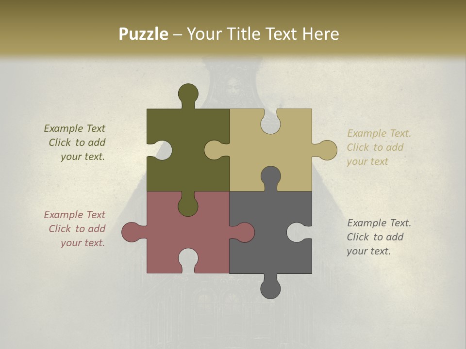 Old Fashioned Street Grunge PowerPoint Template