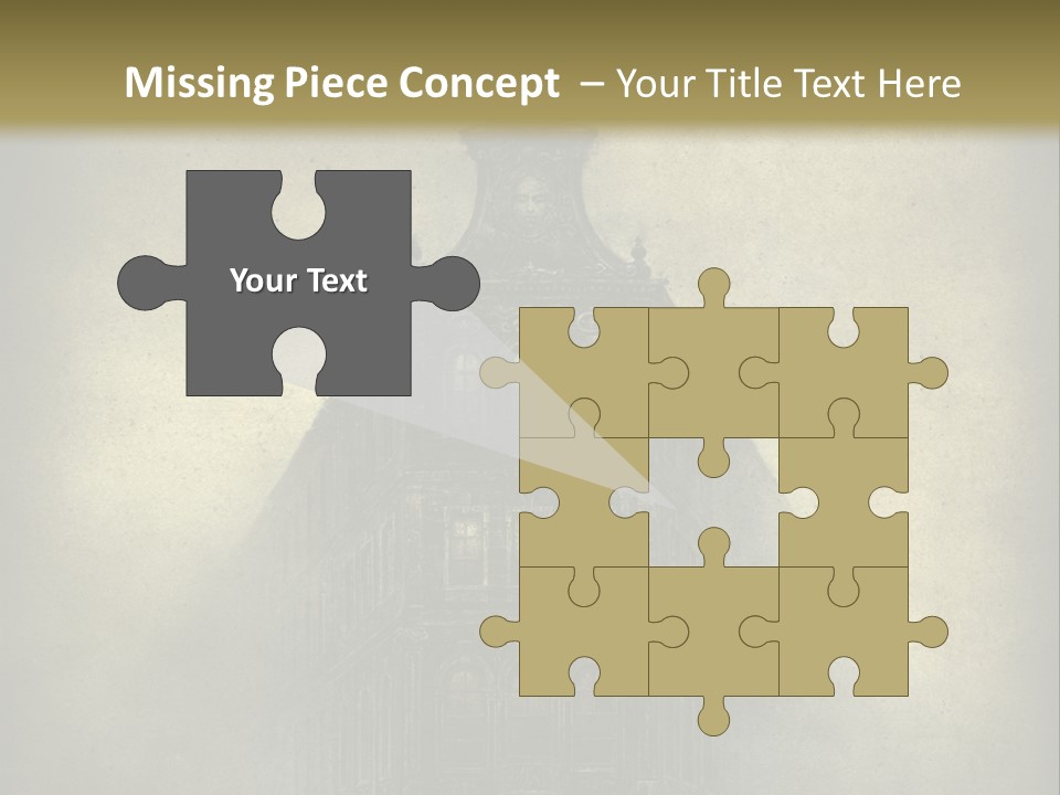 Old Fashioned Street Grunge PowerPoint Template