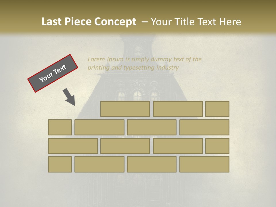 Old Fashioned Street Grunge PowerPoint Template