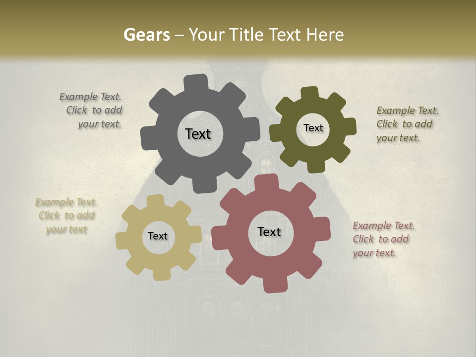 Old Fashioned Street Grunge PowerPoint Template