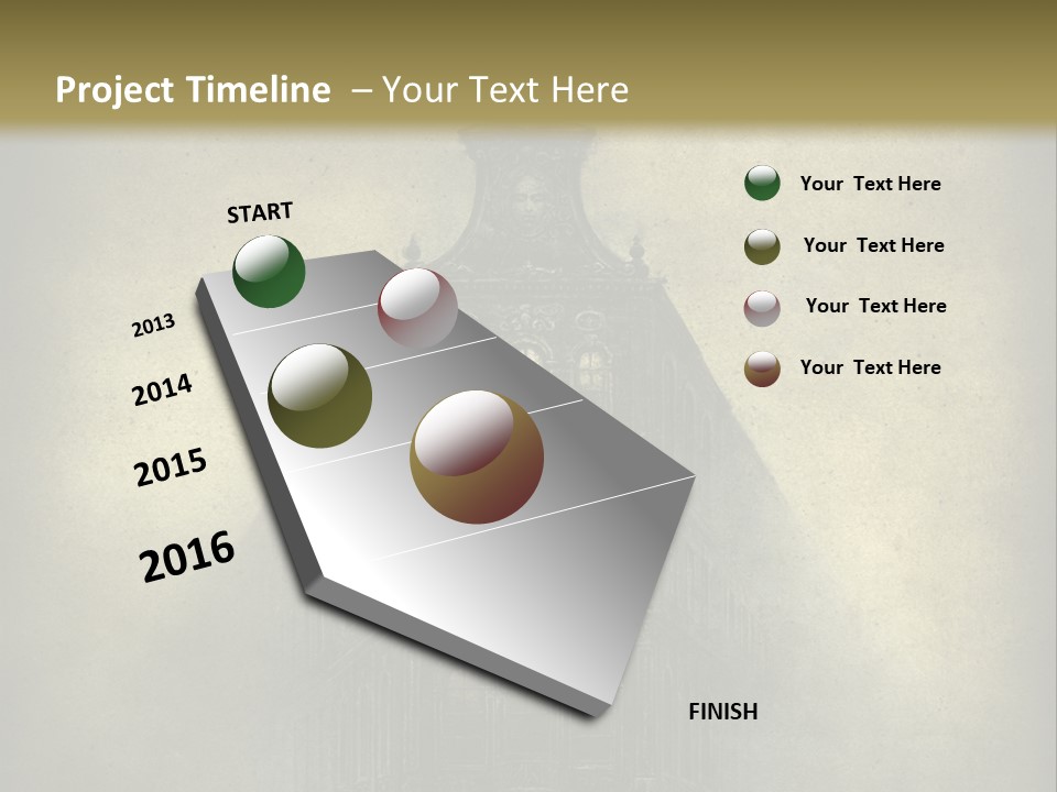 Old Fashioned Street Grunge PowerPoint Template