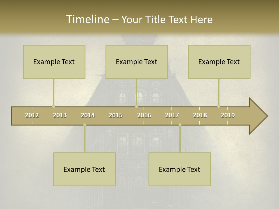 Old Fashioned Street Grunge PowerPoint Template