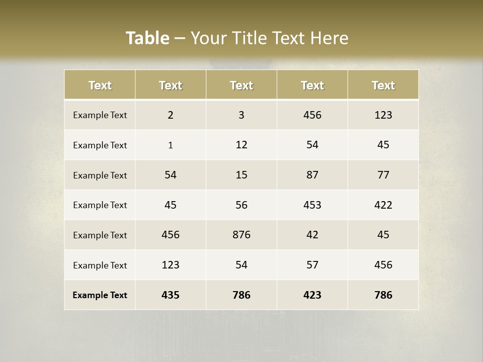 Old Fashioned Street Grunge PowerPoint Template