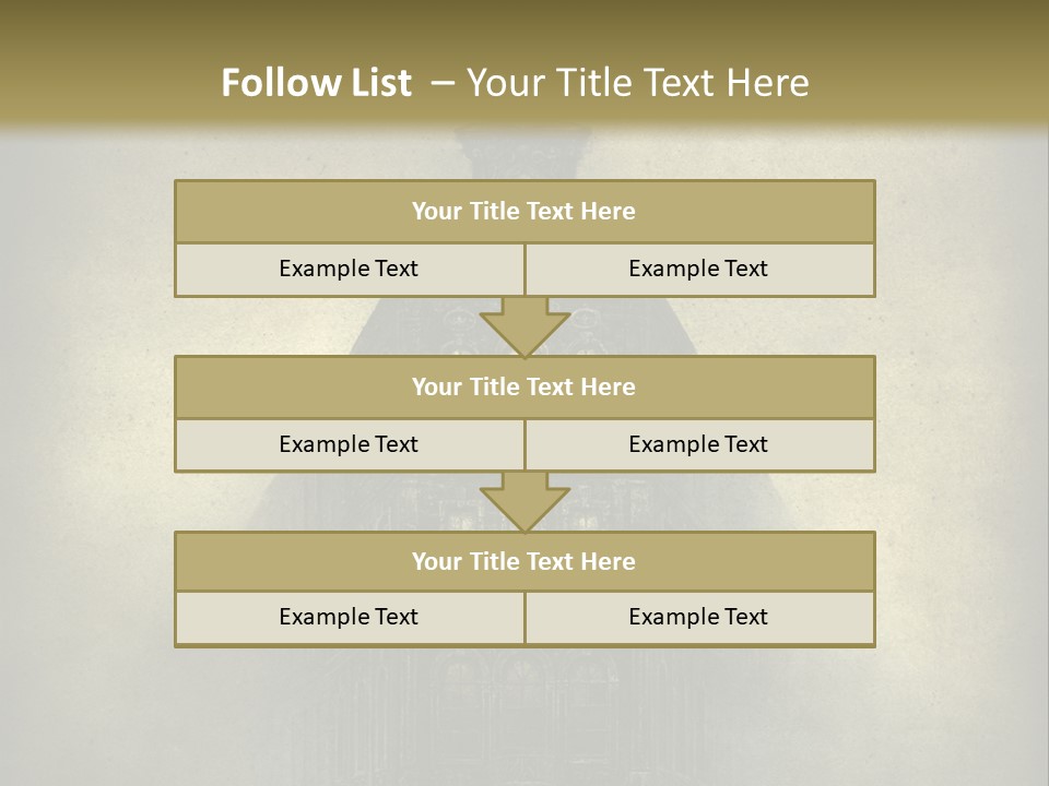 Old Fashioned Street Grunge PowerPoint Template