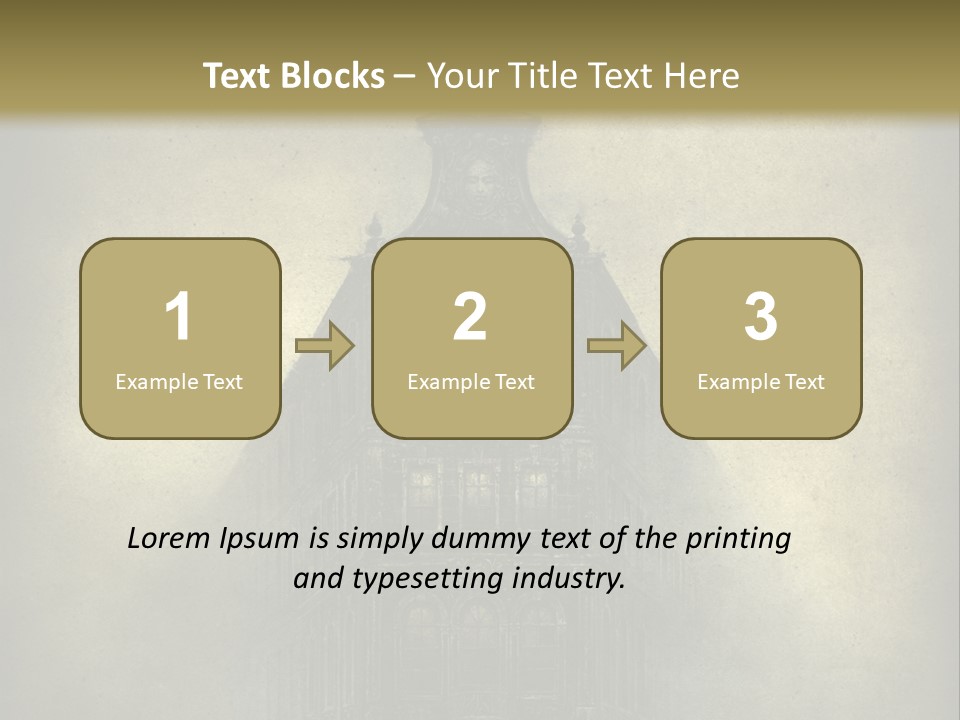 Old Fashioned Street Grunge PowerPoint Template