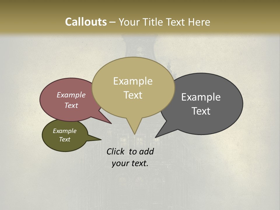 Old Fashioned Street Grunge PowerPoint Template