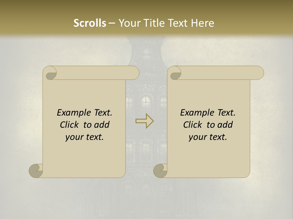 Old Fashioned Street Grunge PowerPoint Template