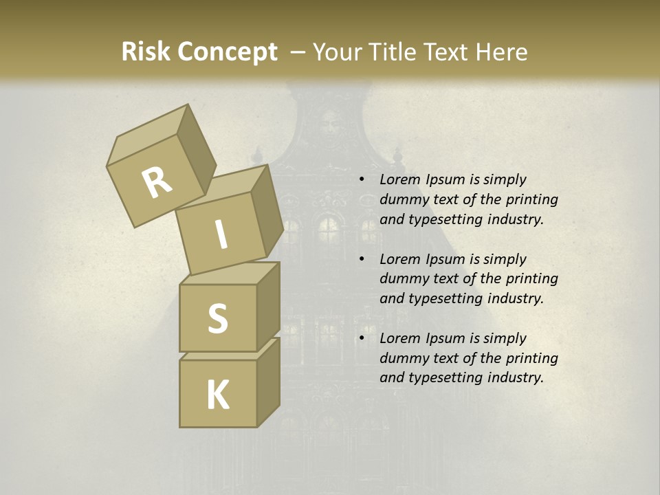 Old Fashioned Street Grunge PowerPoint Template