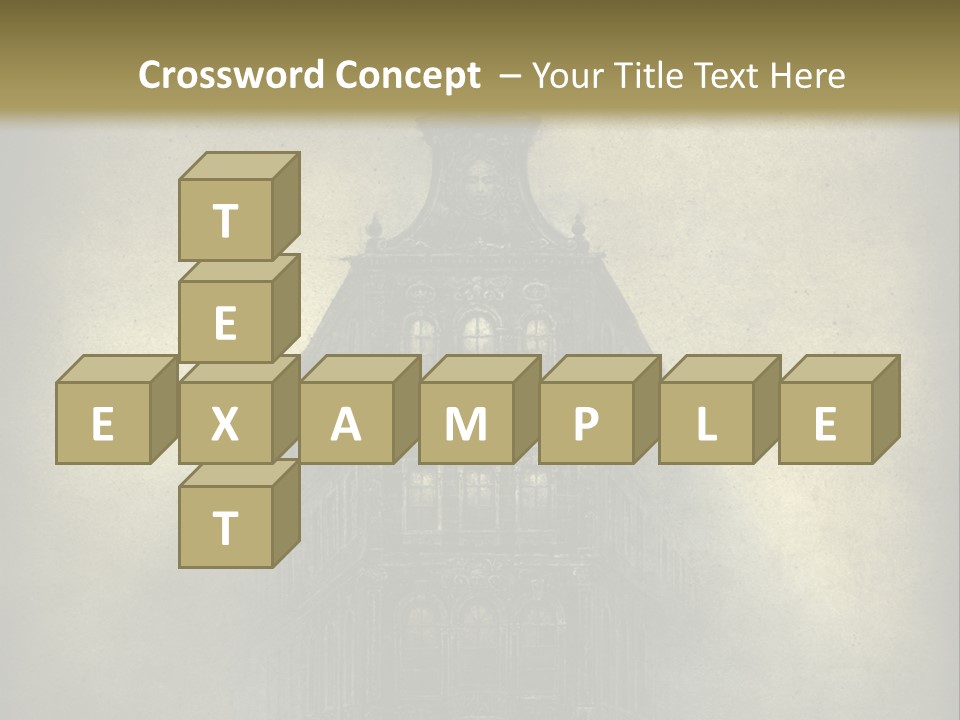 Old Fashioned Street Grunge PowerPoint Template