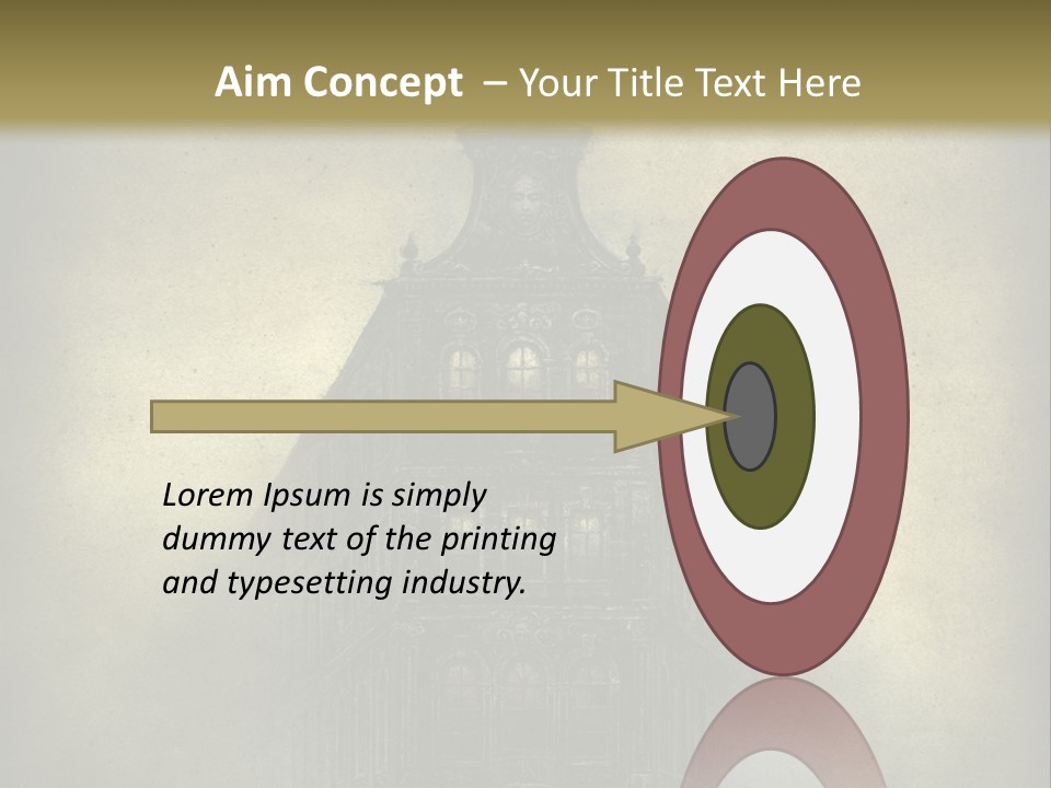 Old Fashioned Street Grunge PowerPoint Template