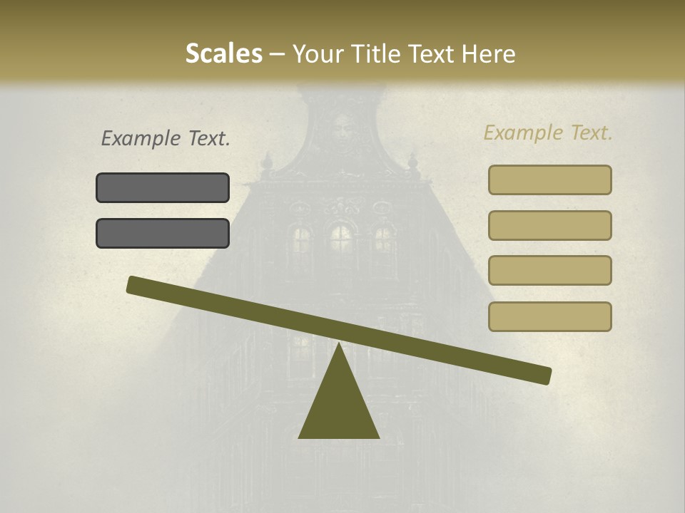 Old Fashioned Street Grunge PowerPoint Template
