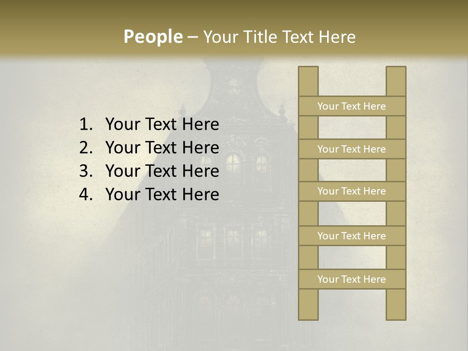 Old Fashioned Street Grunge PowerPoint Template