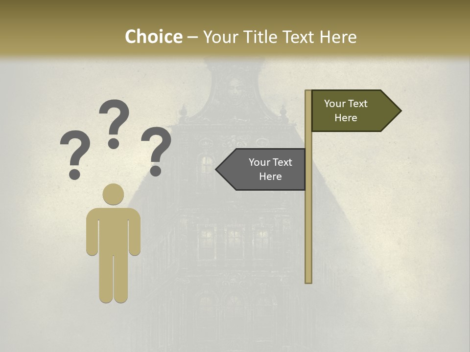 Old Fashioned Street Grunge PowerPoint Template