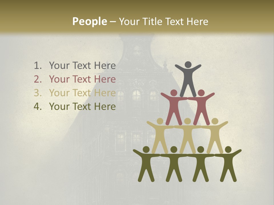 Old Fashioned Street Grunge PowerPoint Template