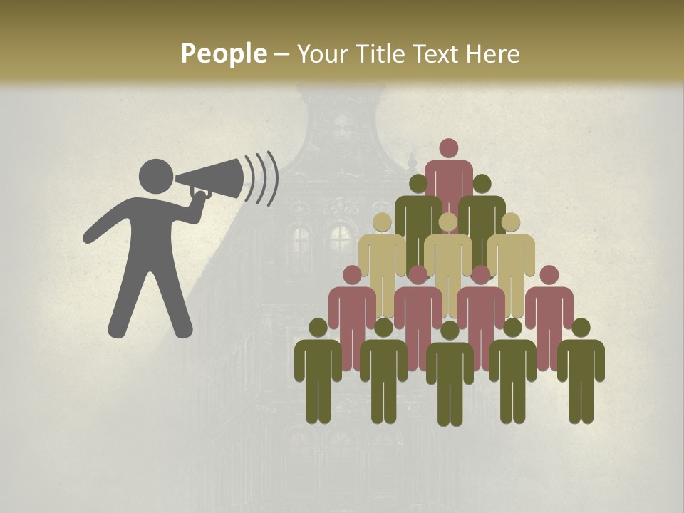 Old Fashioned Street Grunge PowerPoint Template