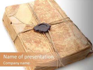 Background Secret Wax PowerPoint Template