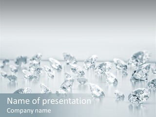 Isolated Jewel Brilliant PowerPoint Template