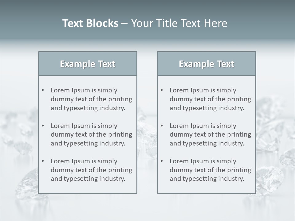 Isolated Jewel Brilliant PowerPoint Template