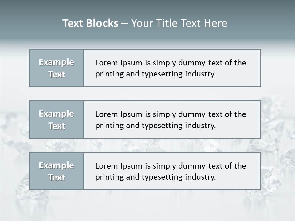 Isolated Jewel Brilliant PowerPoint Template