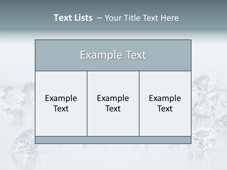 Isolated Jewel Brilliant PowerPoint Template