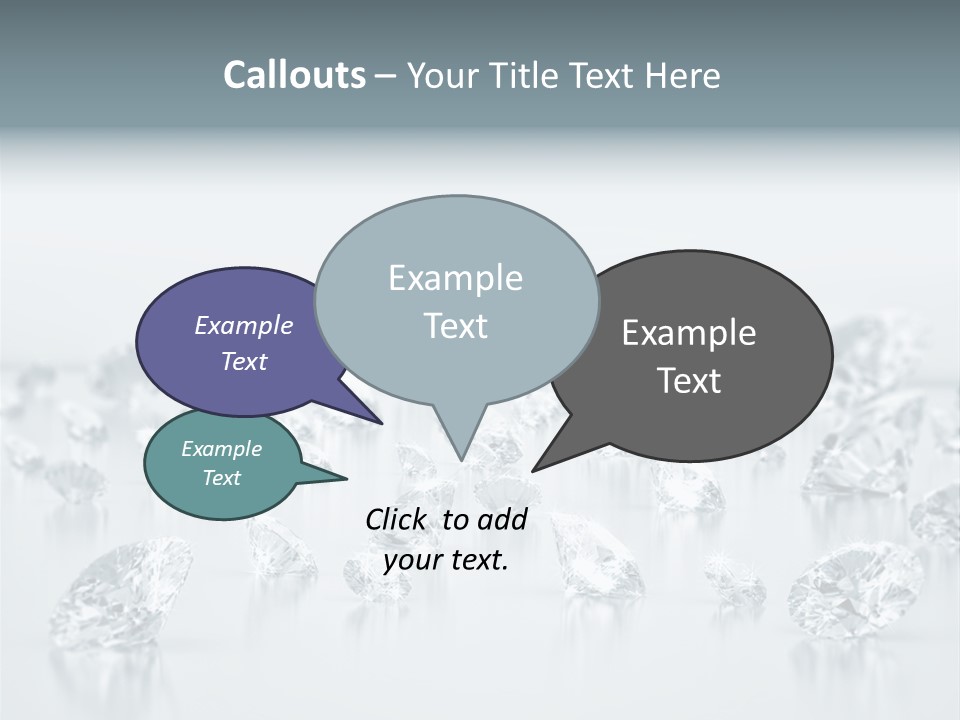 Isolated Jewel Brilliant PowerPoint Template