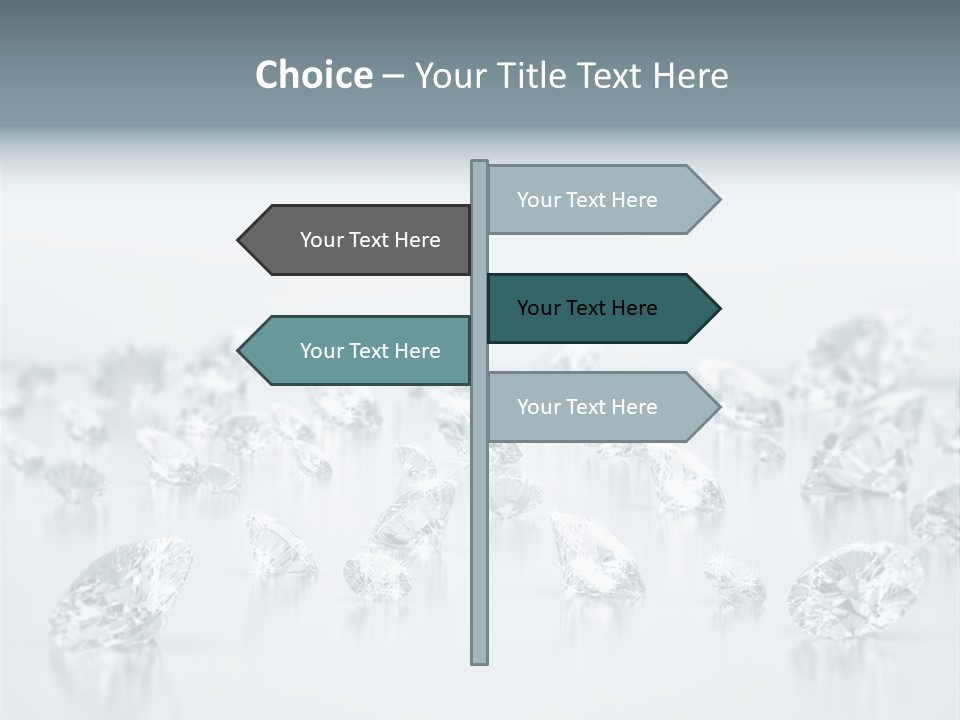 Isolated Jewel Brilliant PowerPoint Template