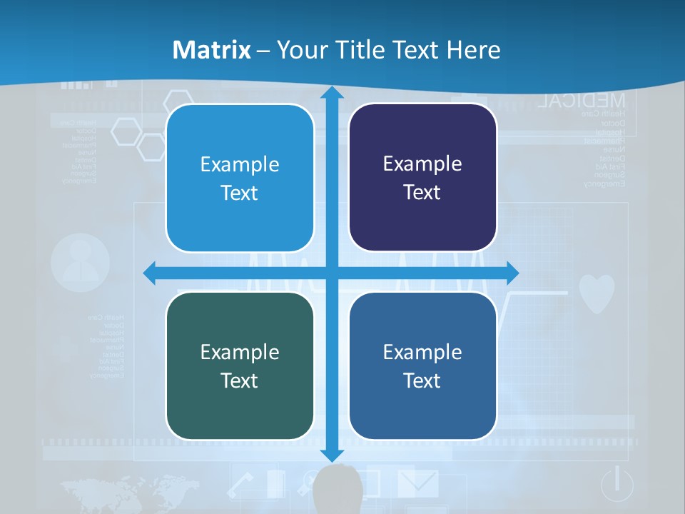 Person Press Doctor PowerPoint Template