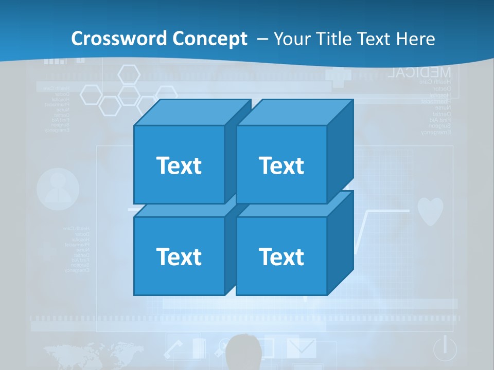 Person Press Doctor PowerPoint Template
