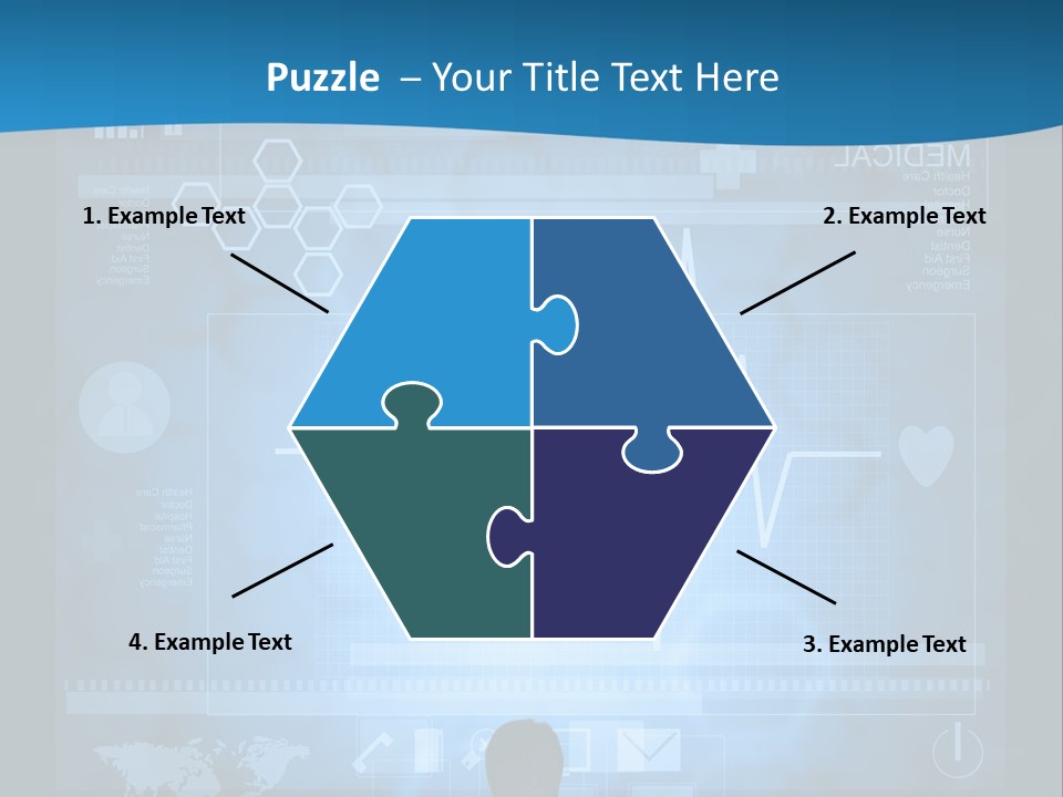 Person Press Doctor PowerPoint Template