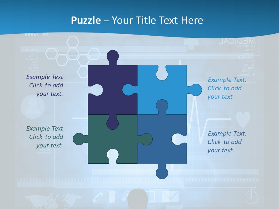 Person Press Doctor PowerPoint Template