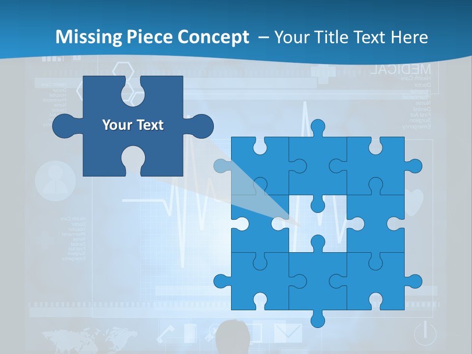 Person Press Doctor PowerPoint Template