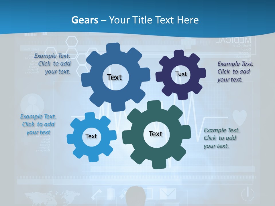 Person Press Doctor PowerPoint Template