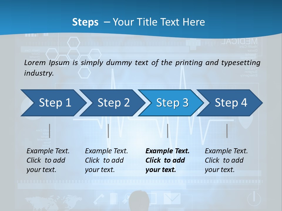 Person Press Doctor PowerPoint Template