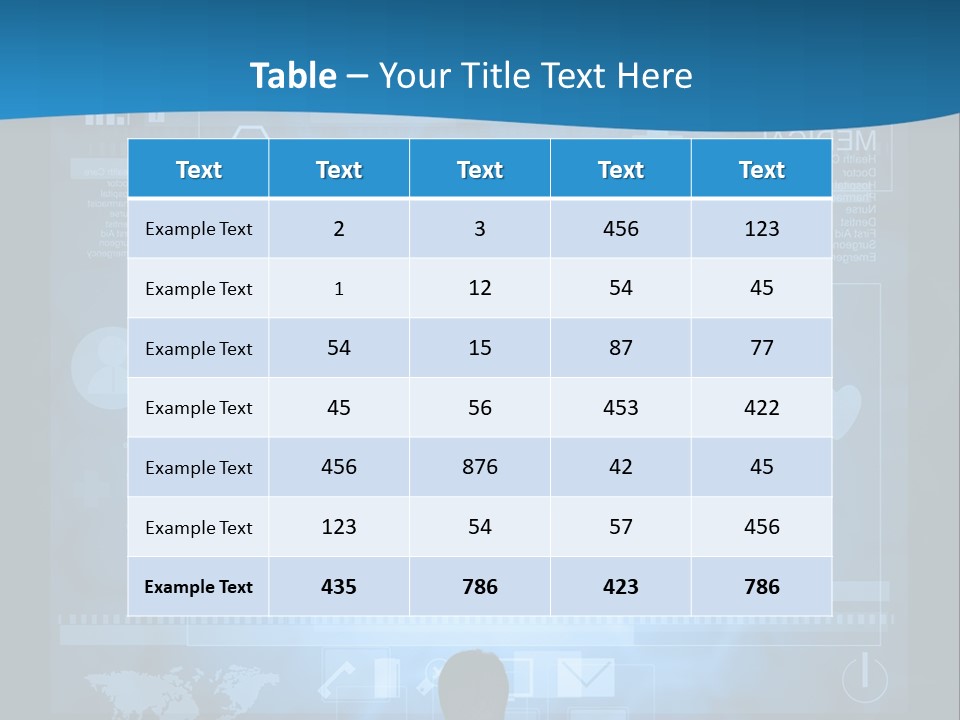 Person Press Doctor PowerPoint Template