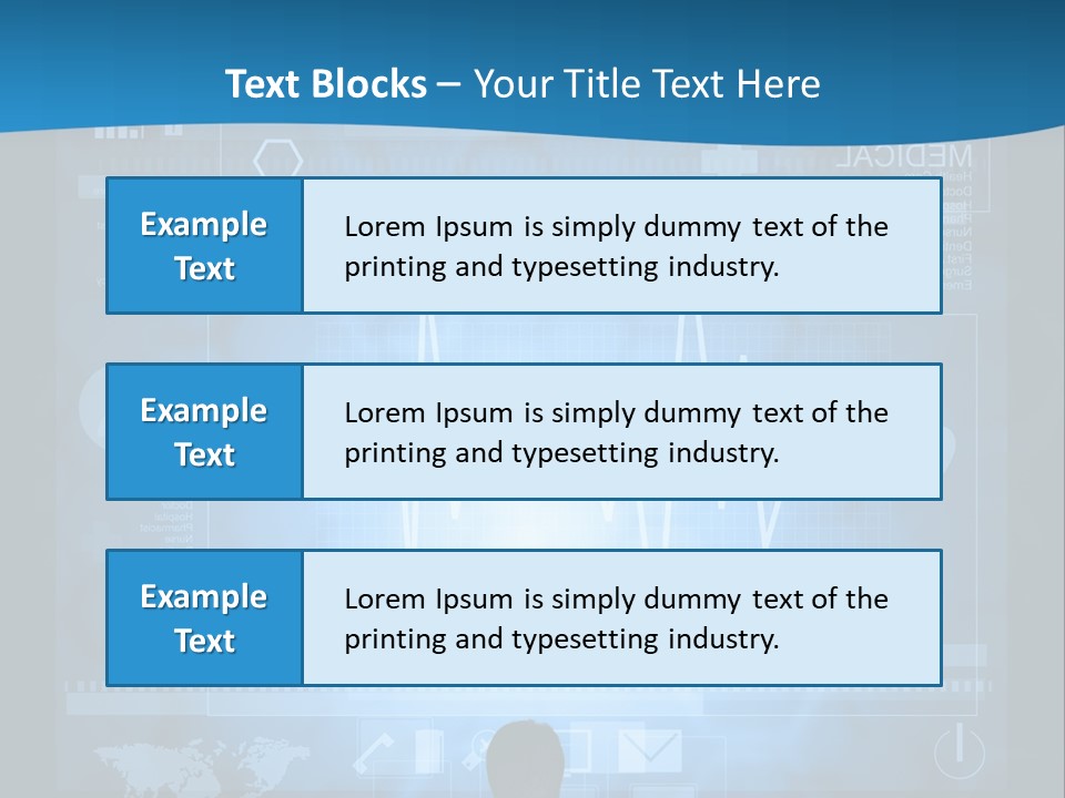 Person Press Doctor PowerPoint Template