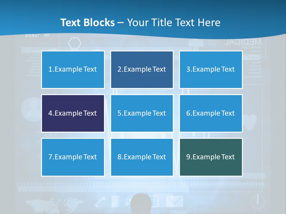 Person Press Doctor PowerPoint Template
