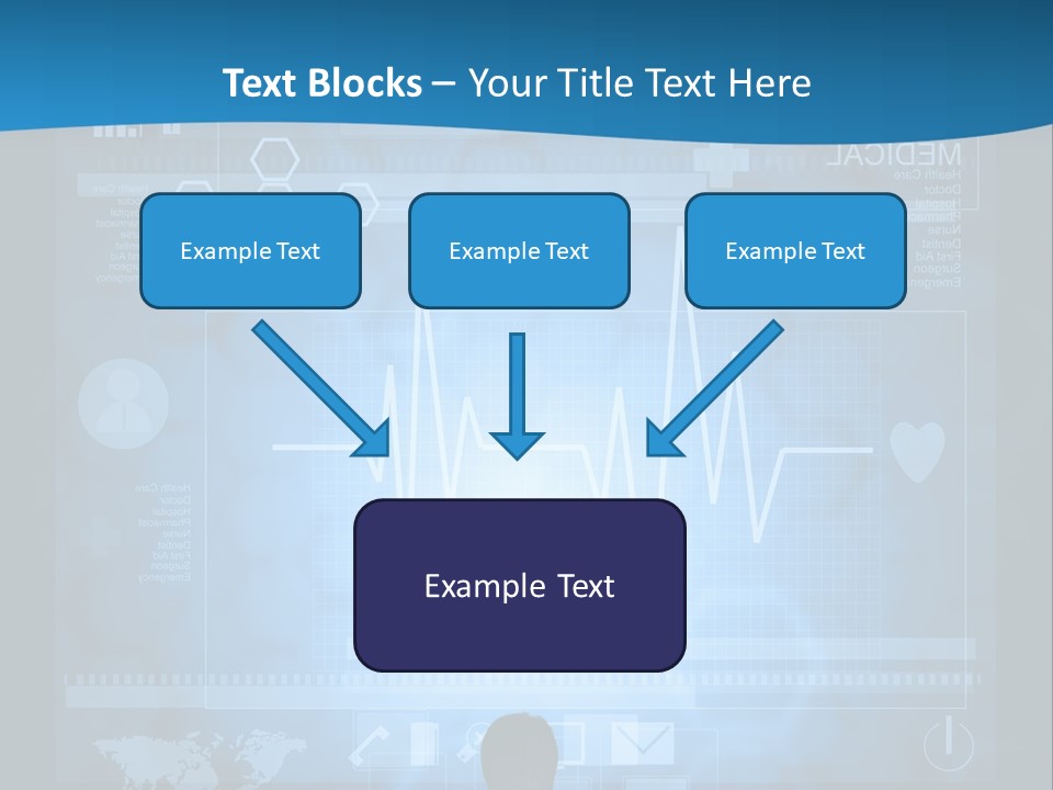 Person Press Doctor PowerPoint Template