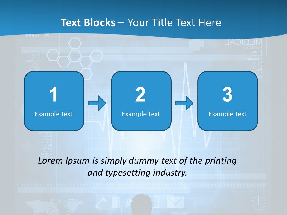 Person Press Doctor PowerPoint Template