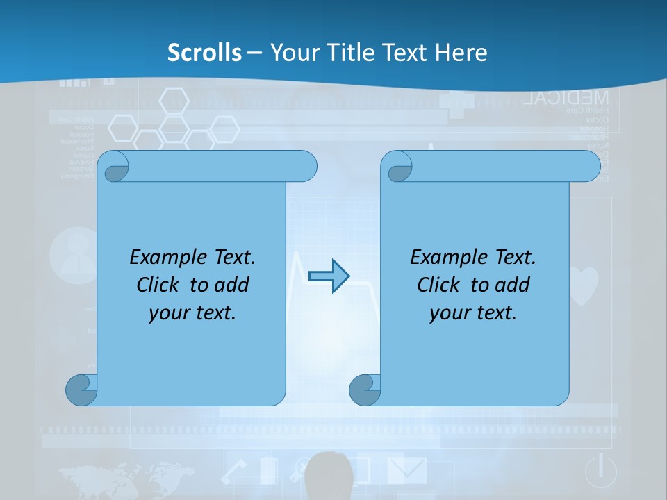 Person Press Doctor PowerPoint Template