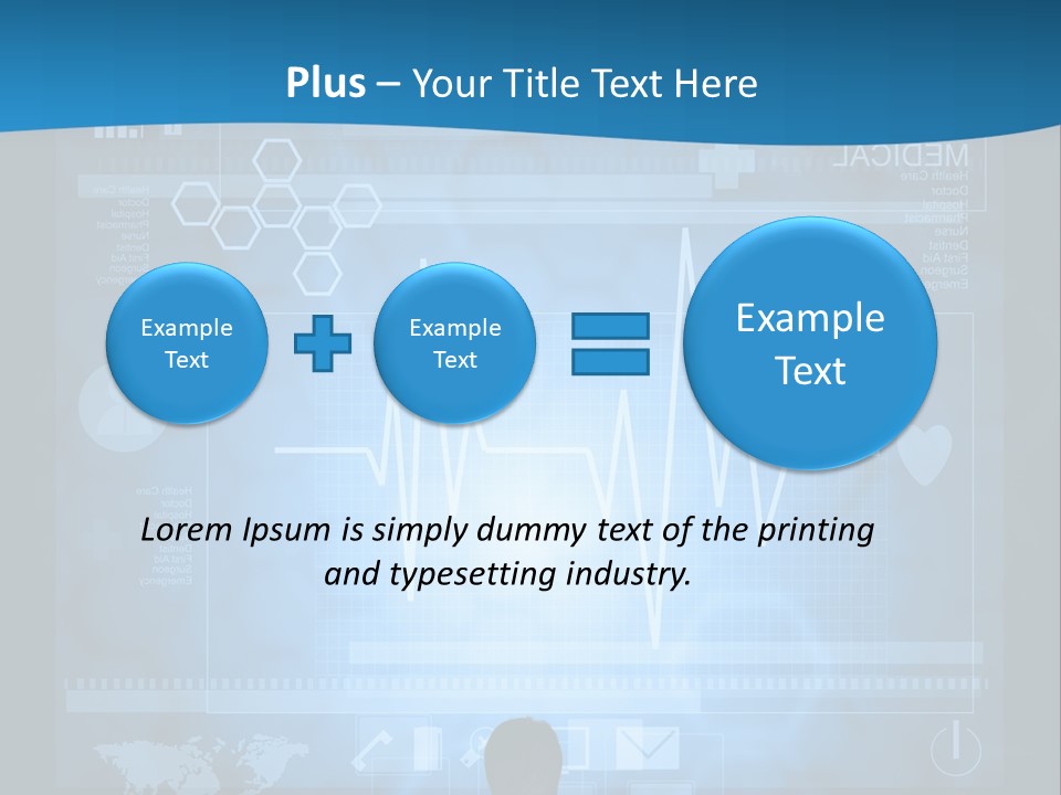 Person Press Doctor PowerPoint Template